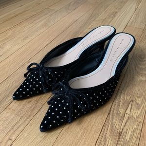 Zara kitten heel mules